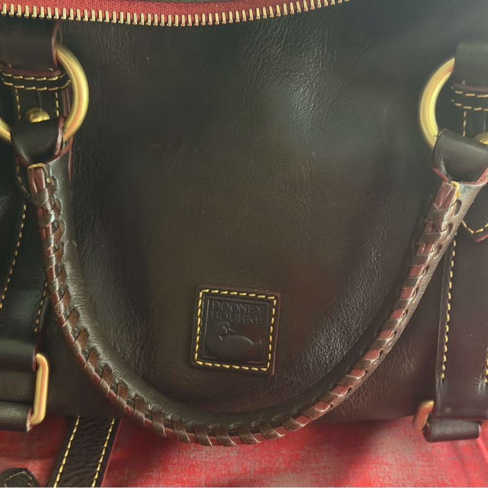 Dooney & Bourke Florentine Medium-Chestnut and wallet - Picture 6 of 16